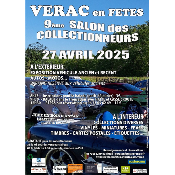 Annonce occasion, vente ou achat '9i�me SALON DES COLLECTIONNEURS A VERAC'