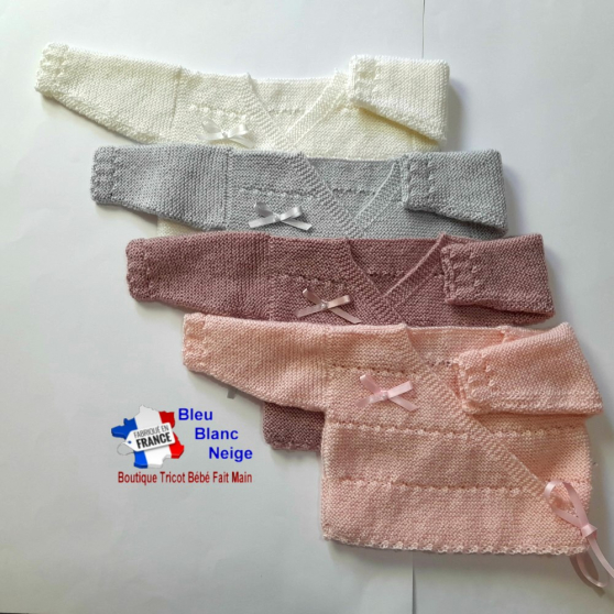 Annonce occasion, vente ou achat 'Brassi�re crois�e tricot b�b�'