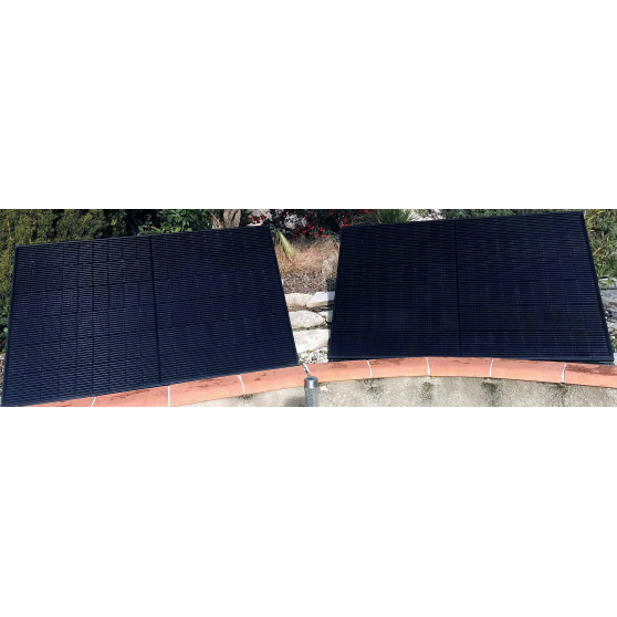 Lot de 2 stations solaires plug & play