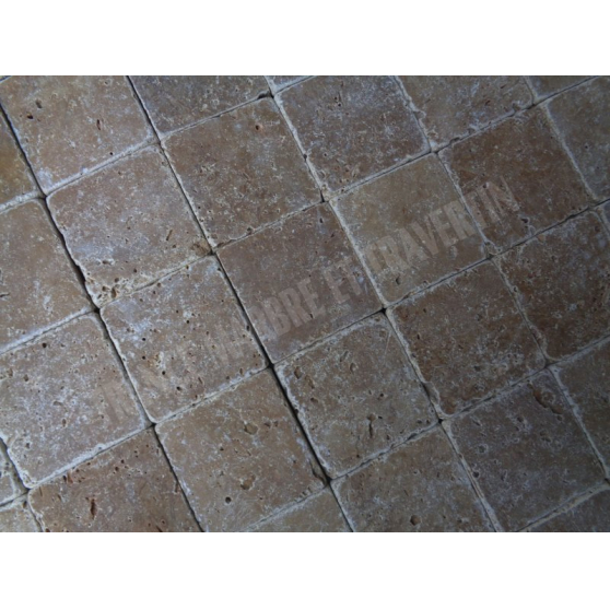 Annonce occasion, vente ou achat 'Travertin Noce 10x10 cm'