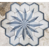 Etoile carrelage ciment